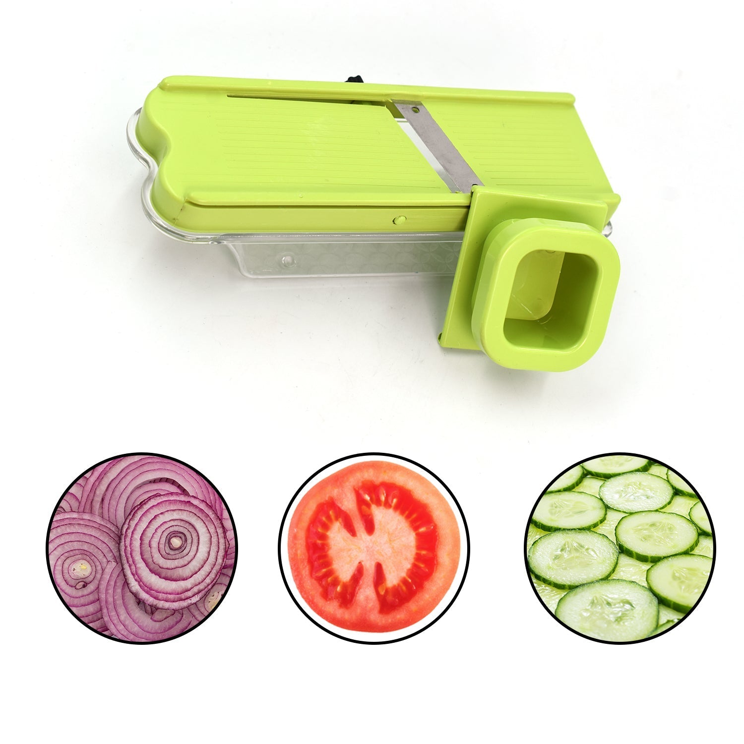 Stainless steel vegetable and dry fruit slicer. Stainless steel vegetable and dry fruit slicer.